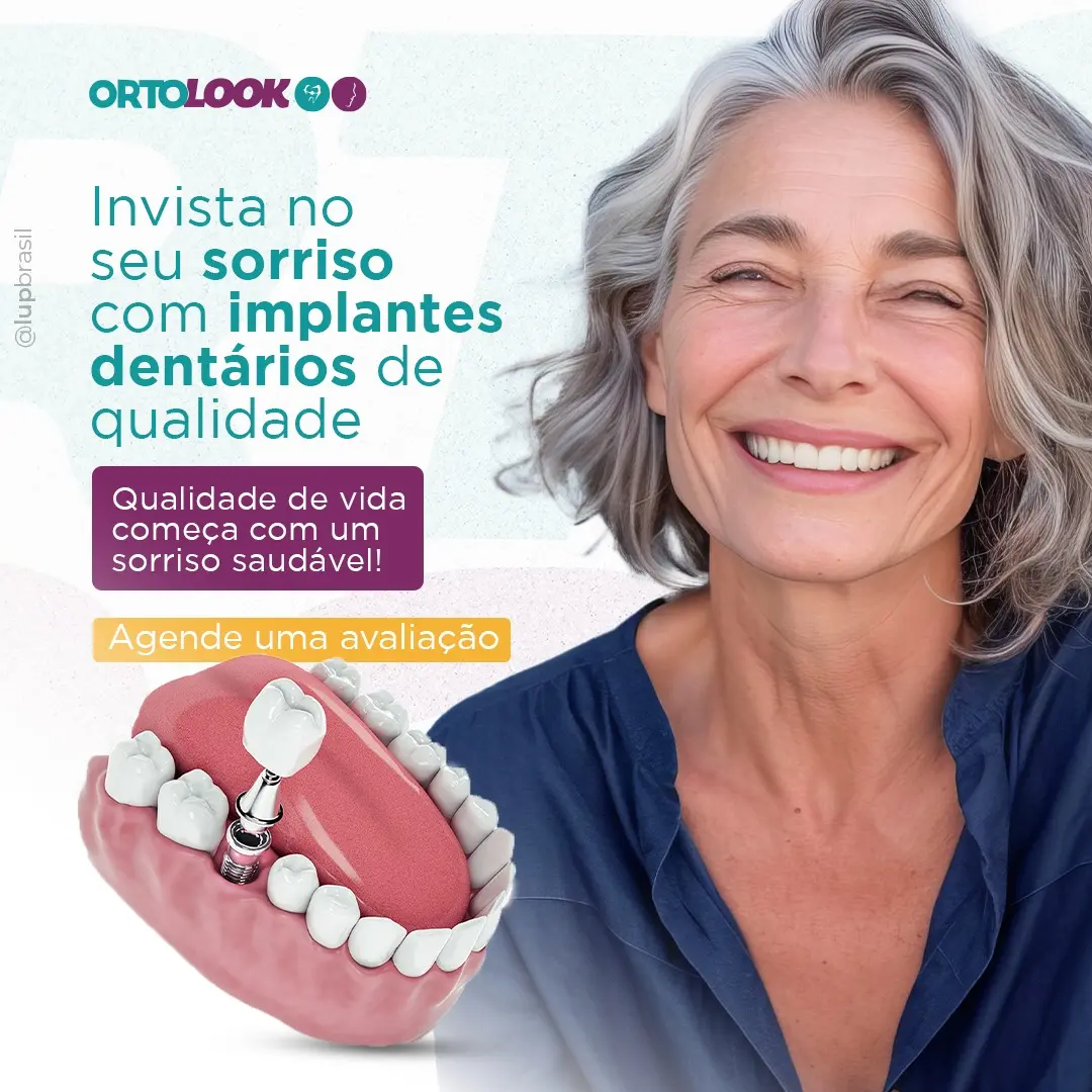Antes e depois de tratamento odontológico 1 na Ortolook