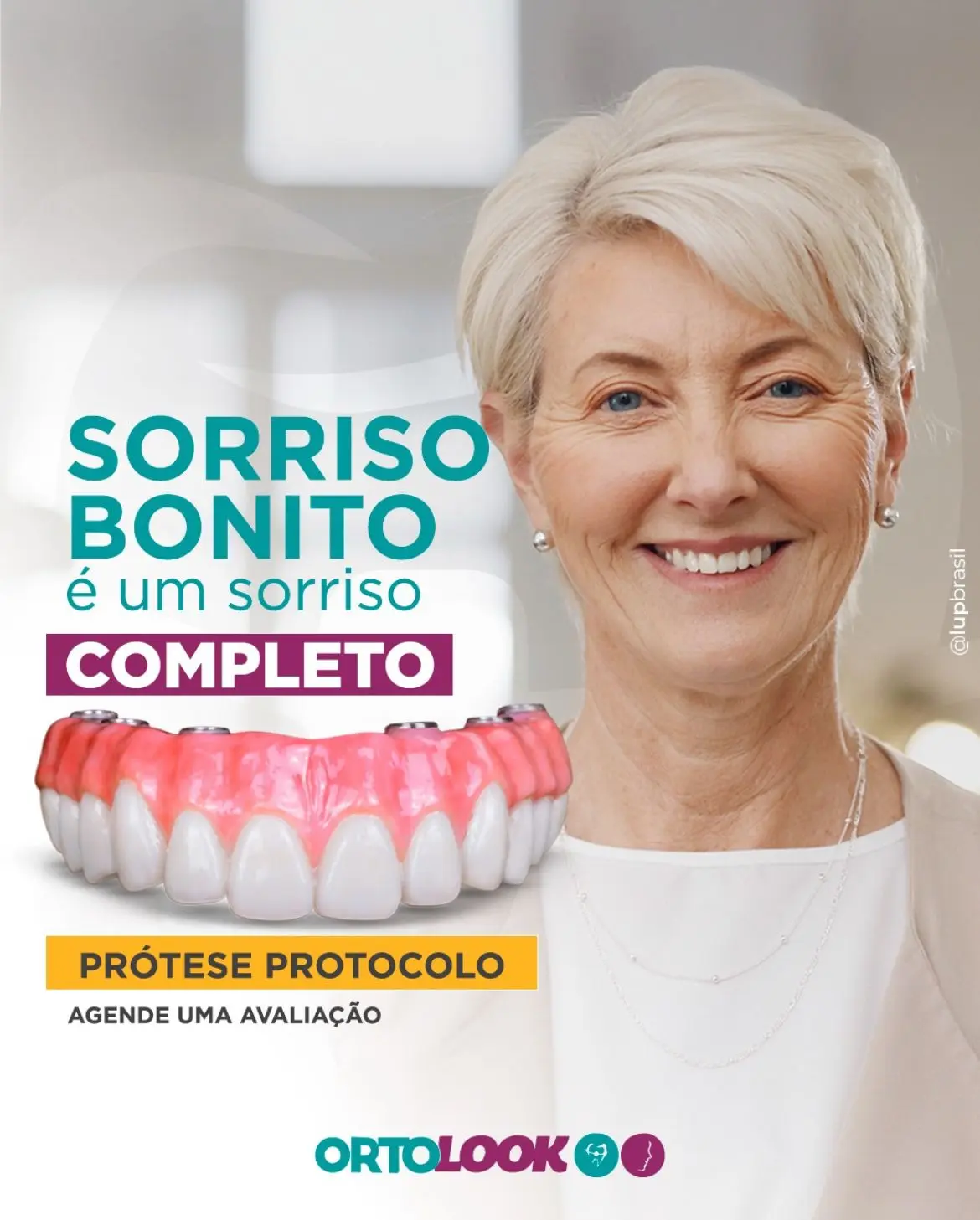 Antes e depois de tratamento odontológico 3 na Ortolook